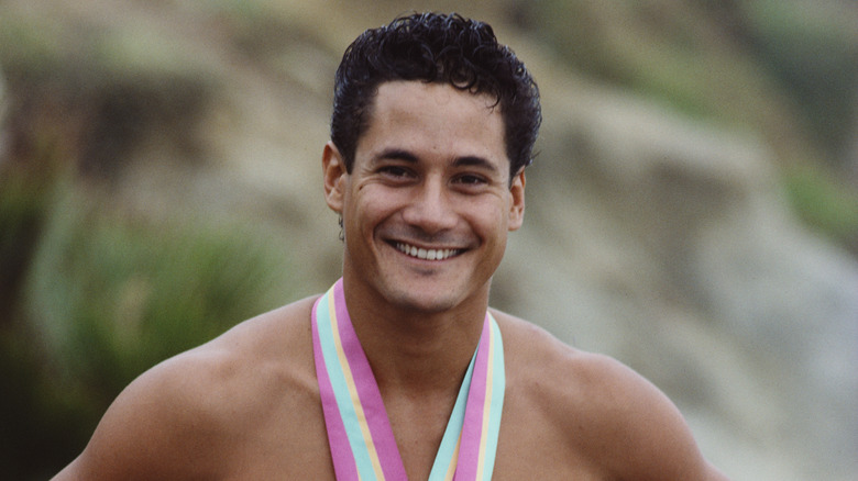 Greg Louganis avec des médailles