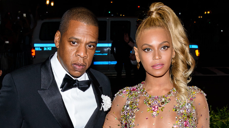 Jay-Z et Beyoncé sur le tapis rouge