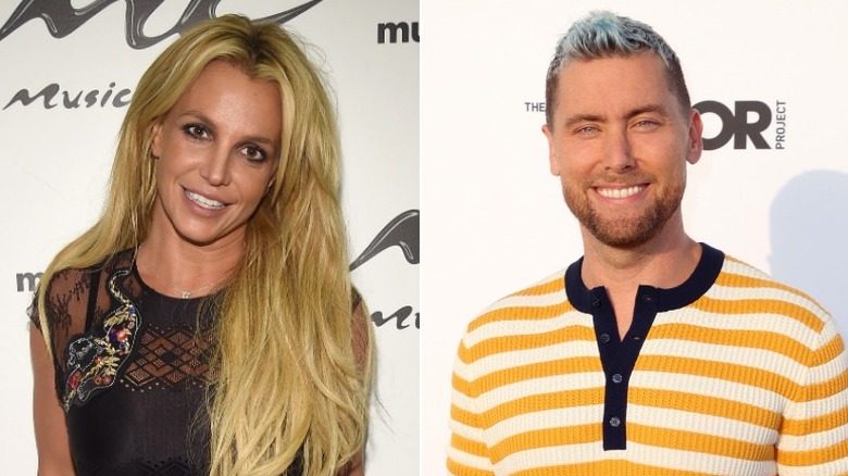 Côte à côte Britney Spears et Lance Bass