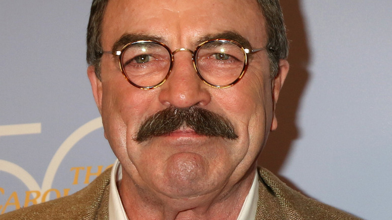 Tom Selleck lors d'un événement CBS en l'honneur de Carol Burnett