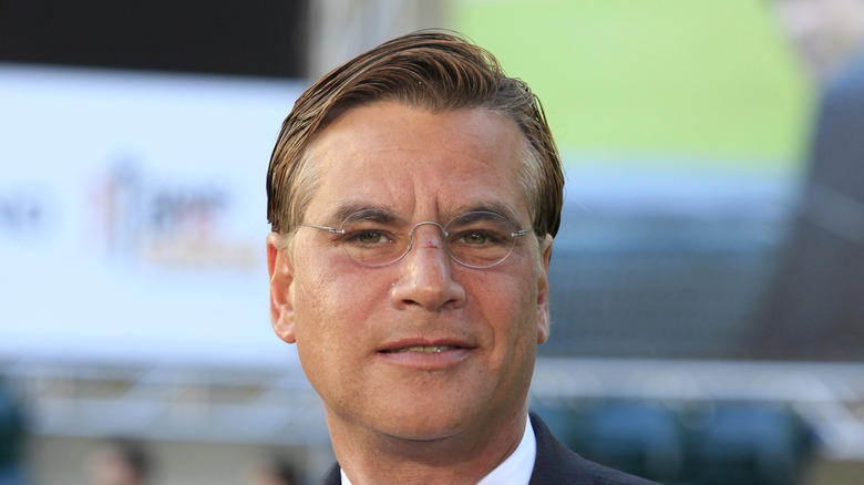 Aaron Sorkin à la première de Moneyball