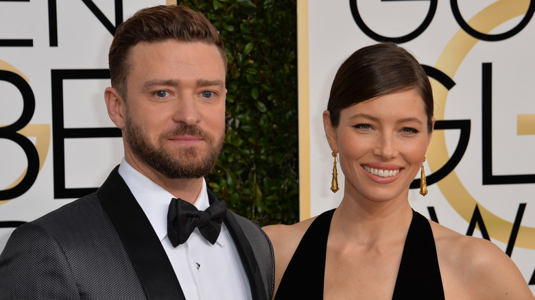 Justin Timberlake et Jessica Biel aux Golden Globes