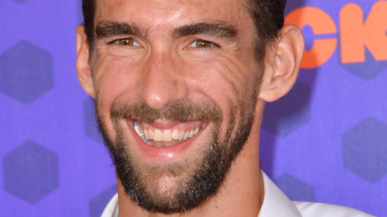 Michael Phelps souriant