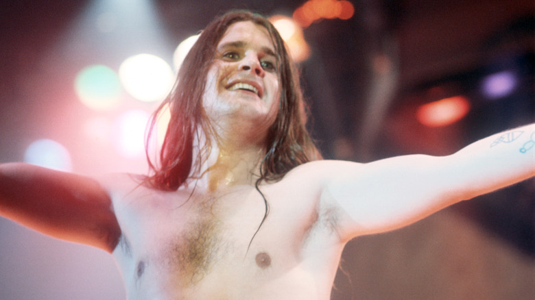 Ozzy Osbourne en concert avec Black Sabbath