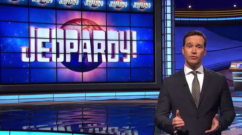 Mike Richards sur le « Jeopardy ! » ensemble