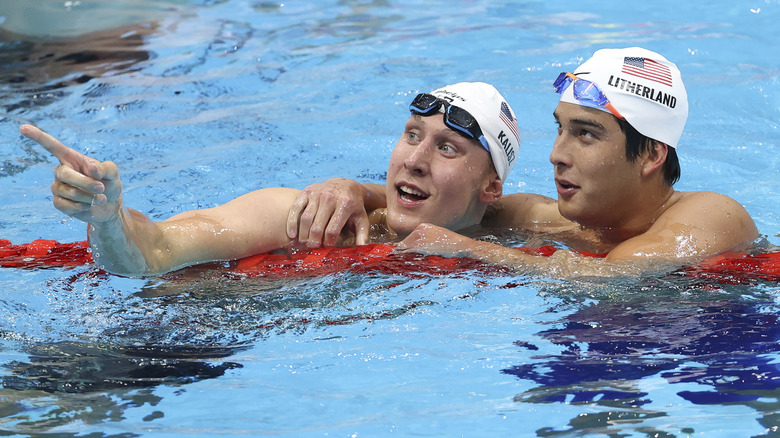 Chase Kalis et Jay Litherland aux Jeux olympiques de Tokyo