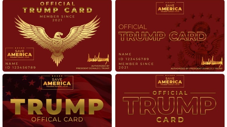 Cartes de Donald Trump