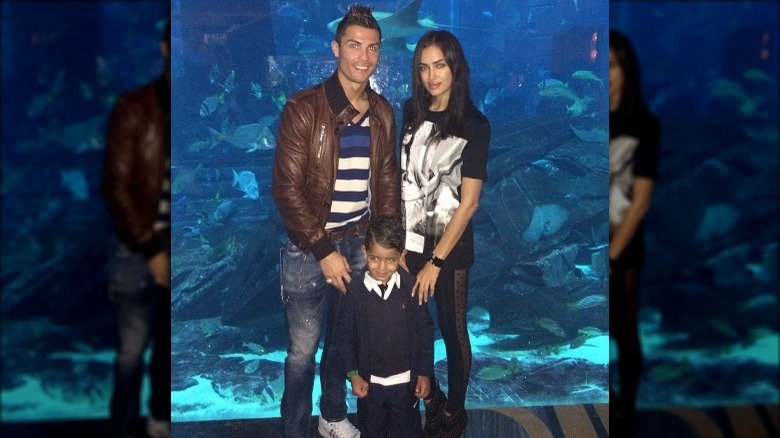 Cristiano Ronaldo, Irina Shayk et Junior