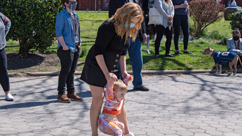 Amy Schumer et son fils Gene 