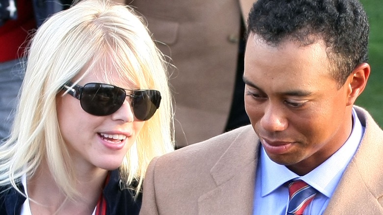 Elin Nordegren et Tiger Woods