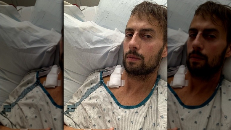 Selfie de l'hôpital Ryan Fischer 