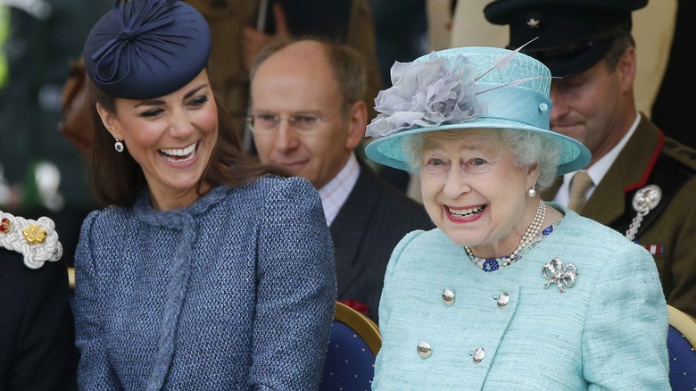 Kate Middleton et la reine Elizabeth