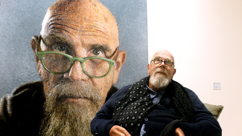 le photographe et artiste Chuck Close assiste à l