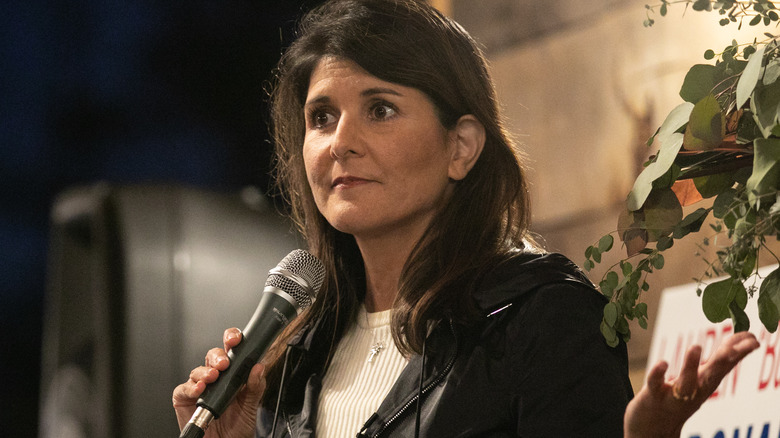 Nikki Haley lors d'un événement de campagne 2020 en Géorgie