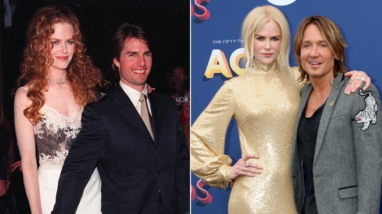 Nicole Kidman avec Tom Cruise, Nicole Kidman avec Keith Urban