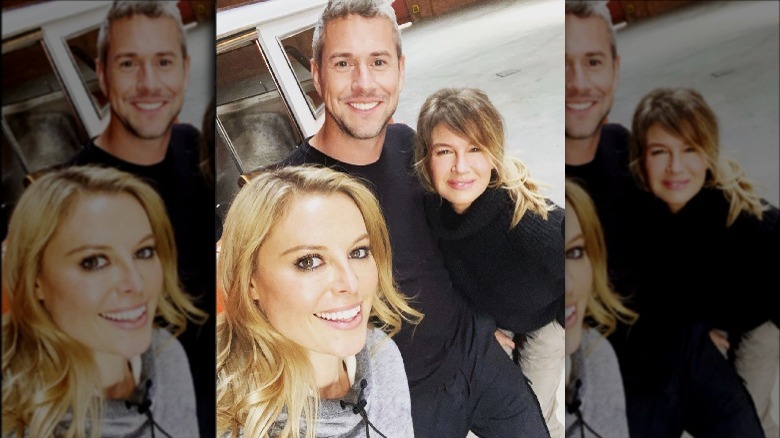 Cristy Lee, Ant Anstead, Renee Zellweger souriant dans un selfie