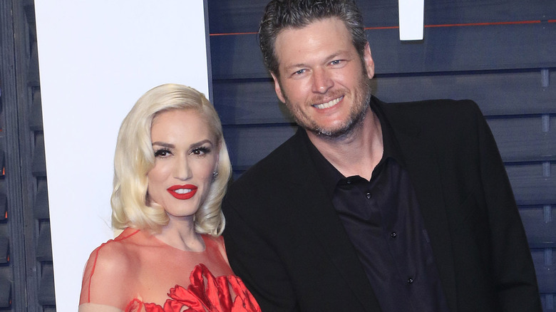 Gwen Stefani et Blake Shelton à la soirée Vanity Fair 2016