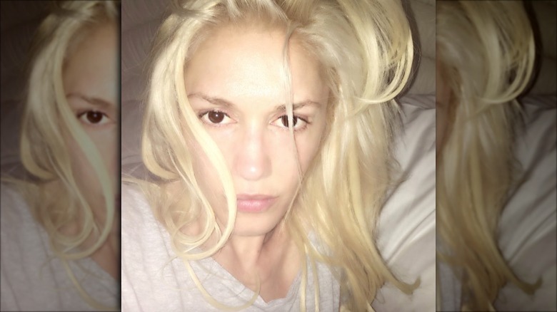 Gwen Stefani dans un selfie 