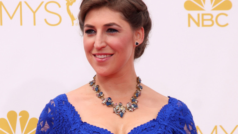 Mayim Bialik aux Emmy Awards 2014