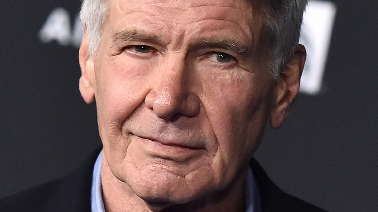 Harrison Ford posant