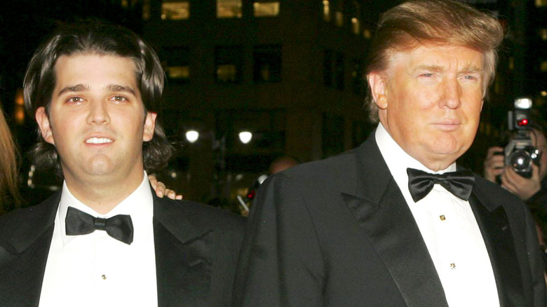 Donald Trump Jr. et son père 