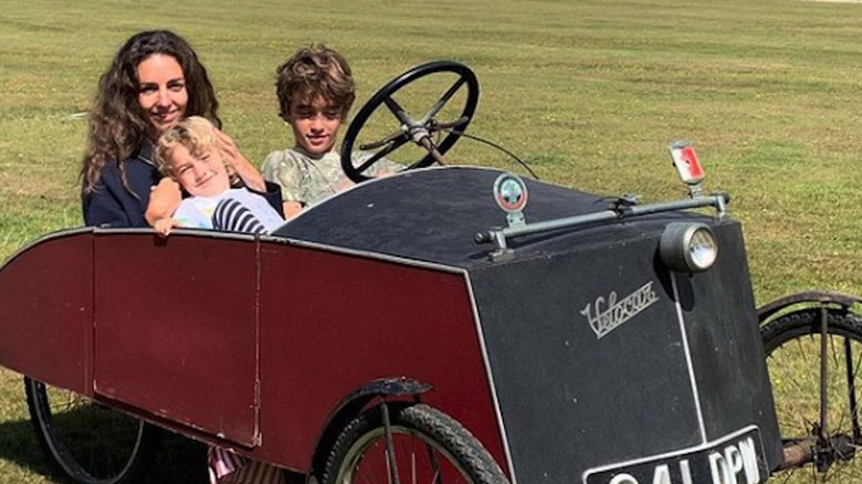 Rose Hanbury et ses deux enfants