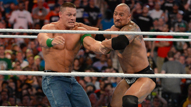 John Cena combattant The Rock