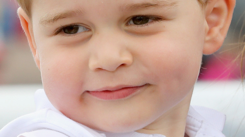 Bébé Prince George souriant