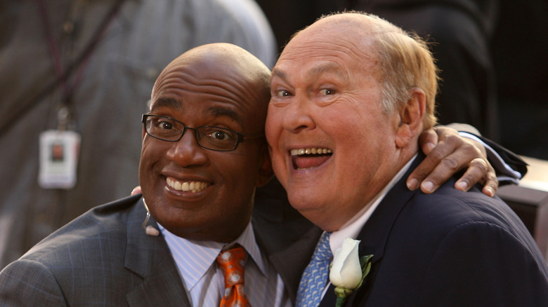 Al Roker et Willard Scott avec de larges sourires