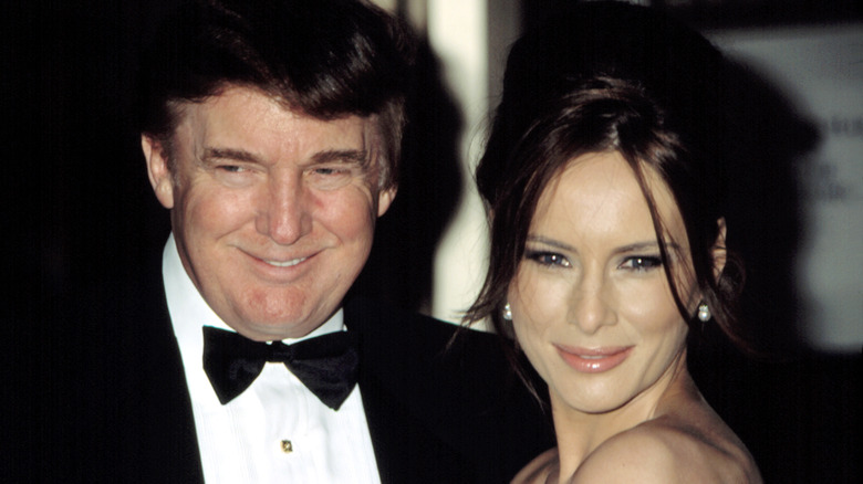 Donald Trump et Melania Trump au début des années 2000