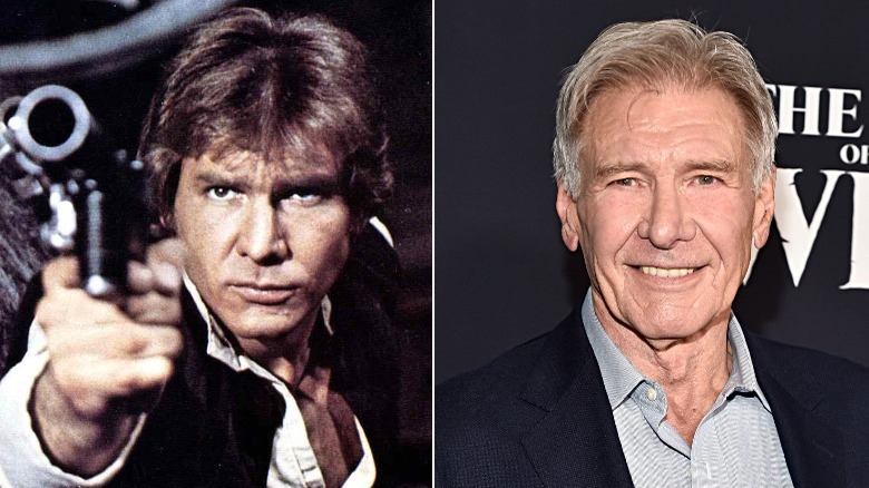 Les jeunes et les vieux Harrison Ford se séparent de l'image