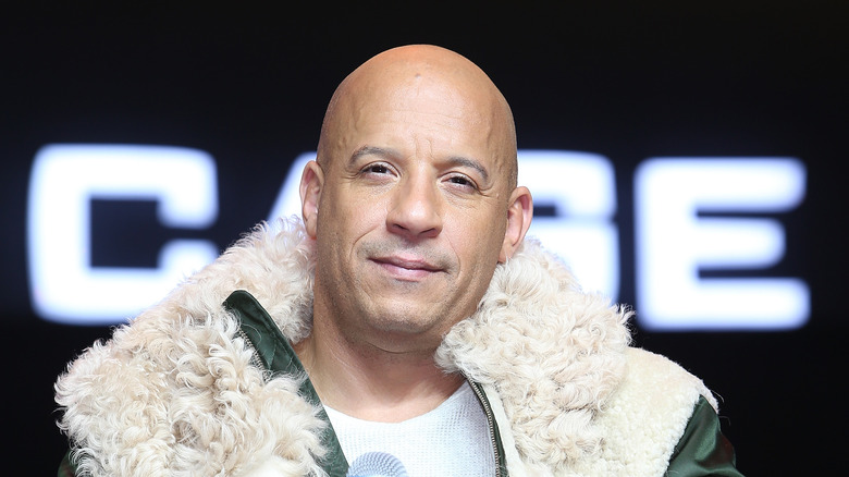 Vin Diesel sur un tapis rouge