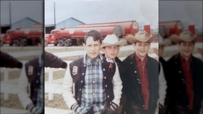 Photo d'enfance de Mike Pence avec ses frères