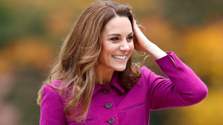 Manteau violet Kate Middleton