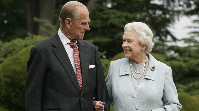 Le prince Philip et la reine Elizabeth