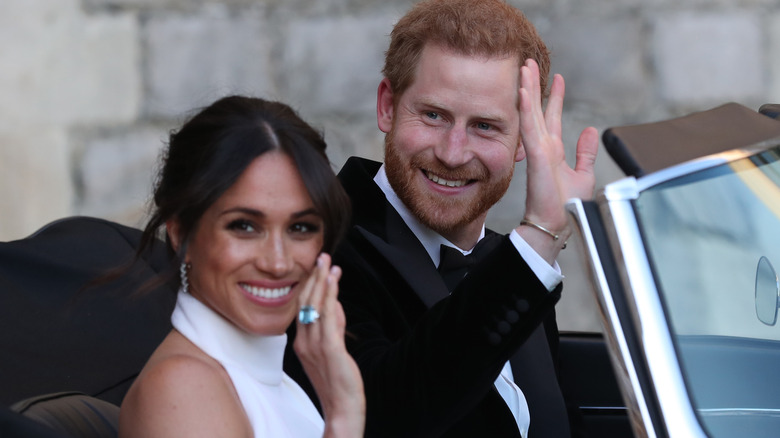 Meghan Markle aquamarine ring