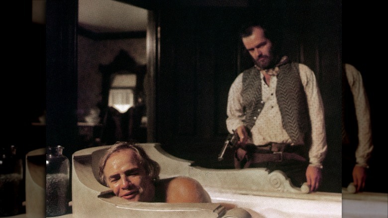 Marlon Brando et Jack Nicholson dans The Missouri Breaks.