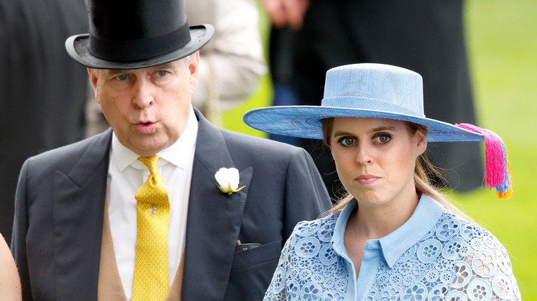 Le prince Andrew et la princesse Béatrice