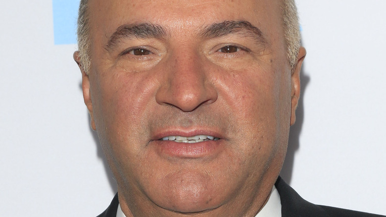 Kevin O'leary souriant en levant