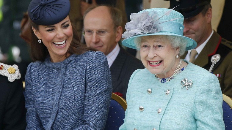 Kate Middleton et la reine Elizabeth