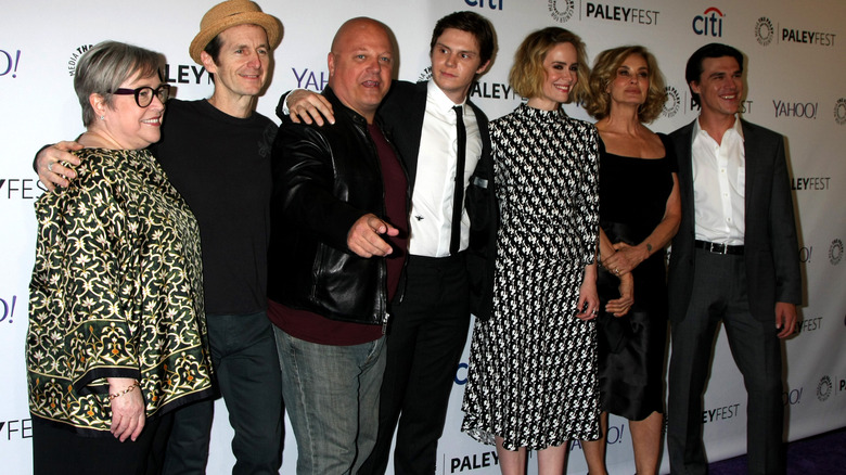 Finn Wittrock et le casting de "American Horror Story: Freak Show"