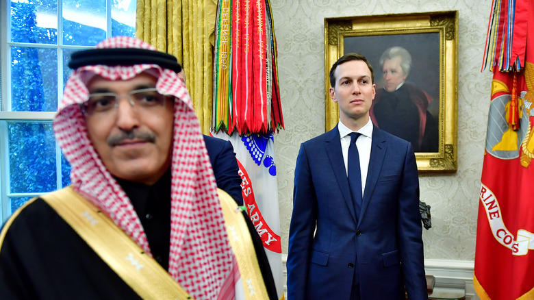 Jared Kushner avec la délégation saoudienne