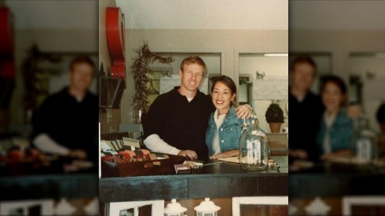 Chip et Joanna Gaines dans leur magasin Magnolia à Waco, Texas