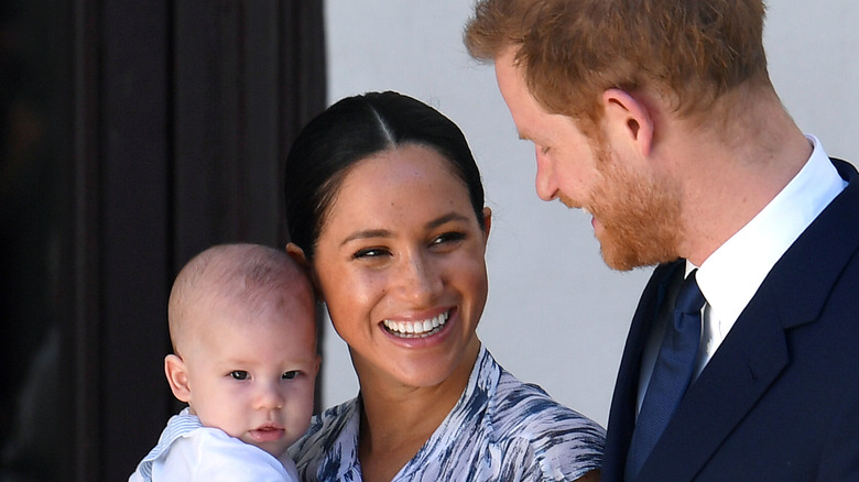 Meghan Markle et Harry avec Archie