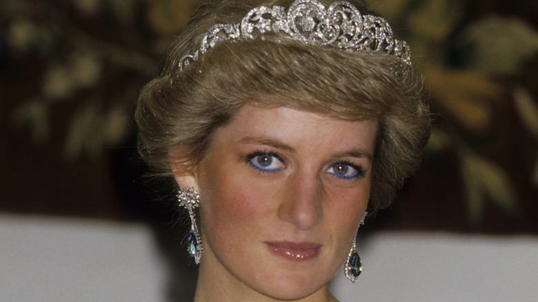 La princesse Diana pose