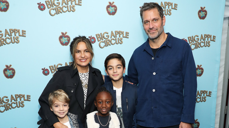 Mariska Hargitay et Peter Herrmann avec leurs enfants