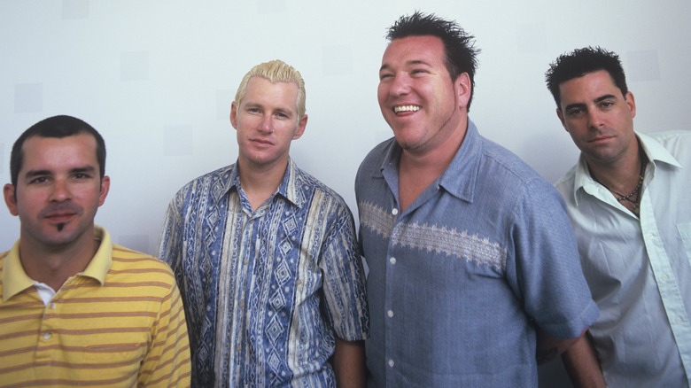 Smash Mouth in 1999, posing 