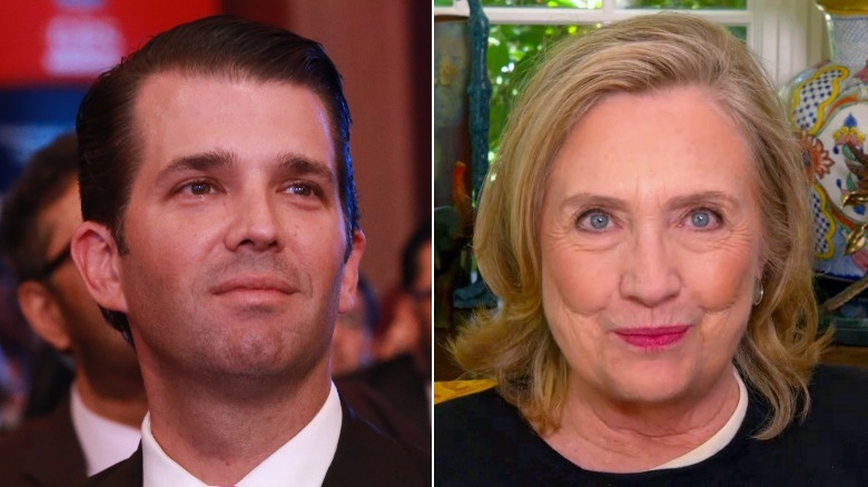 Donald Trump Jr. et Hillary Clinton