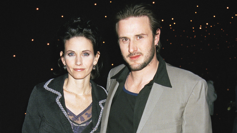 Courteney Cox et David Arquette en 1998.