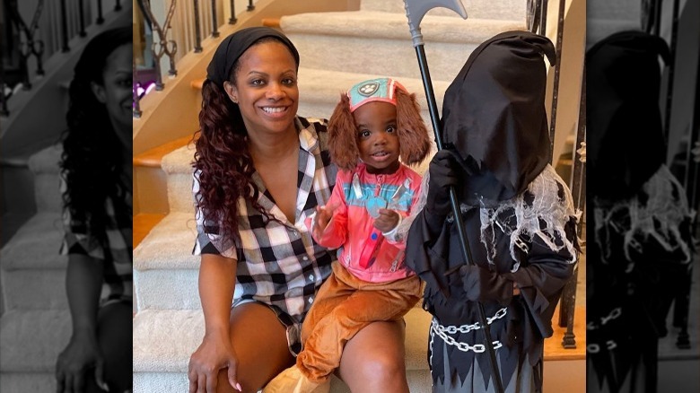 Kandi Burruss et les enfants halloween